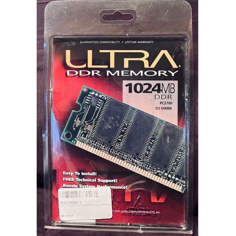 Ultra 1024MB PC3200 DDR 400MHz Memory New
